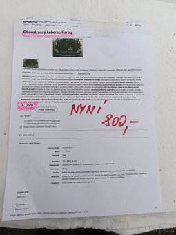 Oboustranný koberec Škoda Karoq a Kodiaq - 7