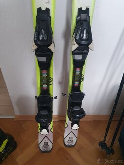 Prodám lyže 130,lyžáky 24,5,hůlky 100. - 7