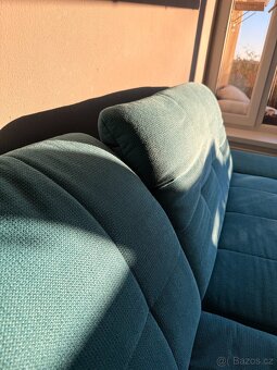 Rohová sedací souprava Xora XXXLutz – výborný stav, studená - 7