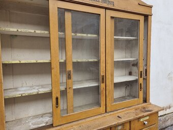 KRÁSNÝ STARÝ KUPECKÝ REGÁL V PŮVODNÍ PATINĚ-NĚMECKÝ REGÁL - 7