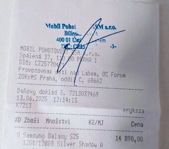 Samsung Galaxy S25 128GB jako NOVÝ Záruka MP.cz - 7