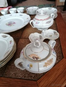 Starožitná velká porcelánová souprava - 7