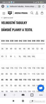 Dámské tvarující plavky Arena, vel. 42 - 7