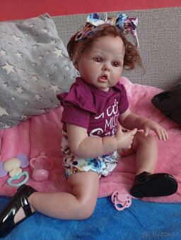 Realistická Reborn panenka batole 65 cm - 7