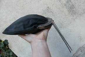 Starožitná viktoriánská kabelka, 19. st., stříbro - 7