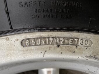 Alu kola 5x114,3, R17, ET30 - 7