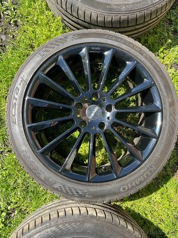 Prodám alu Carmani 5x120 r18 letní pneu 225/45/18 - 7