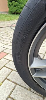 Alu kola 17 5x112 s pneu 225/45/17 - 7