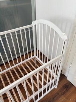 Dětská postýlka bíla dub - 120 x 60 cm - 7