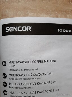 SENCOR multikapslový kávovar 3v1 - 7