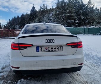 AUDI A4 S4 RS4 B9 spoiler kridlo lipko na hranu kufra - 7