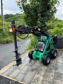 Hydraulický půdní vrták profi Wolverine USA, mininakladač - 7