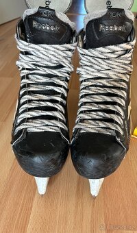 Hokejové brusle reebok + šnúrky howies - 7