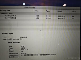 MacBook Pro 15" Mid 2015 i7 / 16GB / 256GB - 7
