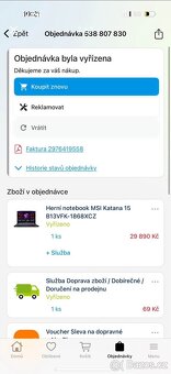Herní notebook MSI Katana 15 TOP stav - 7