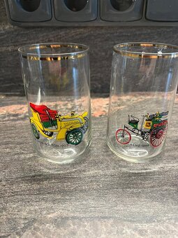 Sada skleniček s retro auty 6ks - 7