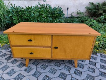 Retro komoda / skříňka NDR - Brusel 60. léta - 7