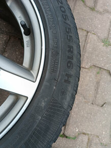 Alu Kola 5x112, Zimní pneu 205/55 R16, 7Jx16H2 - 7
