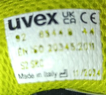 Pánské pracovní boty zn. UVEX vel. 44 - 7