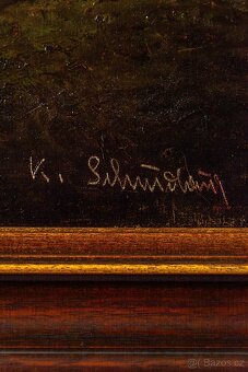 Karl Schmidbauer – olej na plátne, 105×75cm - 7
