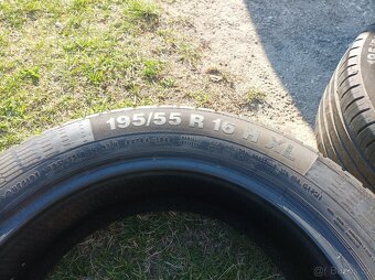 Continental 195/55R16 letní pneu vzorek 6mm - 7