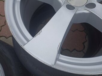 Alu kola 8x18, ET43, 5x112, s pneu 245/45 R18 96W. - 7