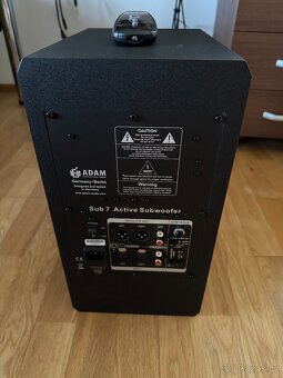 Studiové reproduktory ADAM Audio A3X + Sub7 - 7