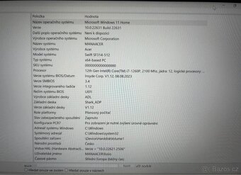 Acer swift 3 celokovový - 7