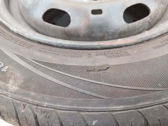 14″ disky 5x100 s letními pneu 165/70 R14 - 7