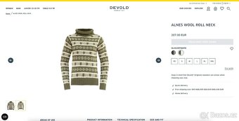 Merino svetr Devold Alnes Woll Roll Neck - 7