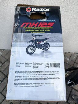 Razor mx 125 elektrická motorka - 7