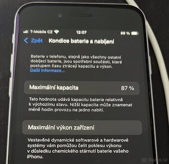 Apple iPhone SE 2022, 64 GB, Bílý – TOP STAV - 7