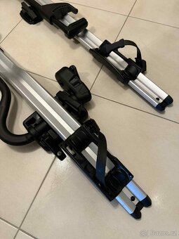 Střešní nosič na dvě kola (Thule) + podélníky Thule - 7