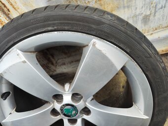 17"letní alu sada Kentaur 5x100 origo Roomster Fabia 2 Polo - 7