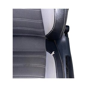 Sedačky černá kůže šedá látka VW Jetta 4 6Z r.v. 2011 - 7