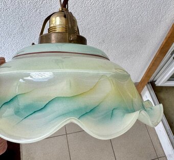 starožitný stahovací lustr lampa-více v inzerátu - 7