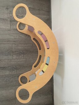 Montessori houpačka Elis Design 5v1 pastel - 7
