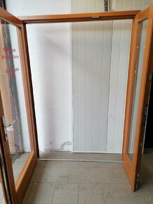 Dveře dřevěné 150cm x 212cm - 7