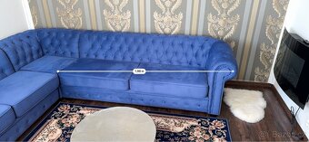 Sedací souprava Chesterfield "L" rohová - 7
