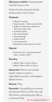 Prodám dětskou montessori postel - 7
