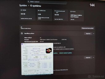 Herní Pc ryzen 5 3600/ram16gb/1660 super 6gb - 7