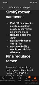 Držák na 2 monitory - 7