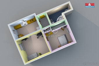 Pronájem bytu 2+1, 58 m², Čáslav, ul. B. Smetany - 7