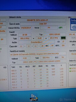 Z97X,i5 4590,16GB DDR3 HYPERX - 7