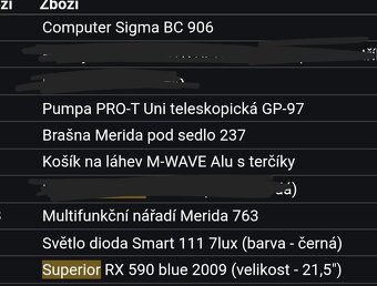 Trekove kolo Superior Rx590 velikost 21.5" - 7