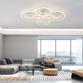 Moderní stropní LED svítidlo stmívatelné - 7