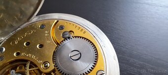 Stříbrné kapesní hodinky Omega cal. 40.6 L - 7