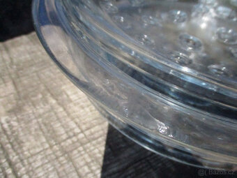 Skleněné parní nástavce s poklicí set 4ks - 7