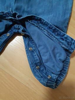 Overal podšitý bavlnou, NOVÝ, pro holčičku, vel. 68 - 7