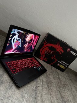 HERNÍ NOTEBOOK MSI-i5/SSD+HDD/GTX/WIN - 7